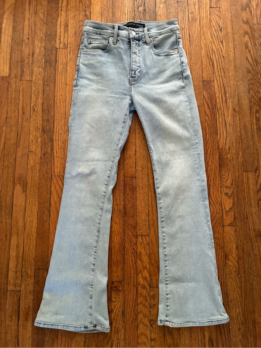 Veronica Beard Light Blue Flare Jeans